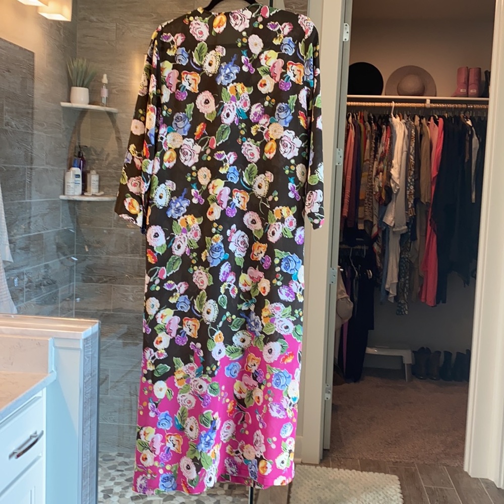 Floral Women's Robe - Picture 5 of 5
